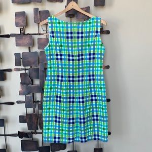 NWOT/ VNTG Jessica Howard Vibrant Plaid Dress